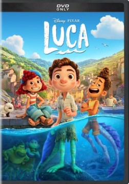 Luca [videorecording] by Disney presenta ; un film Pixar Animation Studios ; directed by Enrico Casarosa ; produced by Andrea Warren ; story by Enrico Casarosa, Jesse Andrews, Simon Stephenson ; screenplay by Jesse Andrews, Mike Jones.