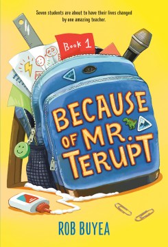 Por culpa del Sr. Terupt, portada del libro.