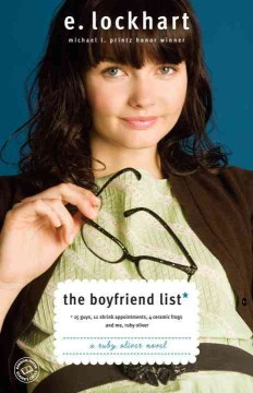 The Boyfriend List: 15 Guys, 11 Shrink Appointments, 4 Ceramic Frogs and Me, Ruby Oliver, book cover