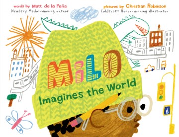 Milo imagina el mundo, portada del libro.