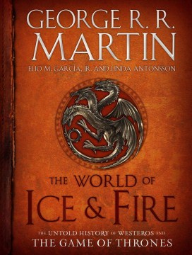 冰与火的世界，书籍封面
