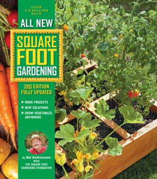 Todos los nuevos pies cuadrados de jardinería, portada del libro