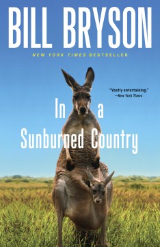 In a Sunburned Country by Bill Bryson, book cover