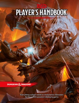 Manual del jugador: todo lo que un jugador necesita para crear un personaje heroicoracters, portada del libro