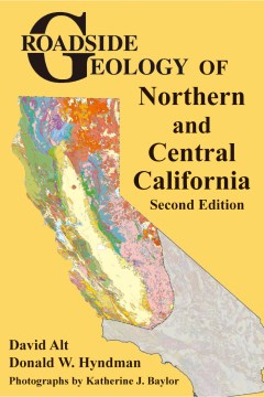 加利福尼亞北部和中部的路邊地質，書籍封面