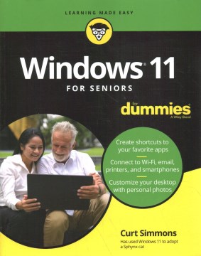 Windows 11 for Seniors for Dummies, book cover