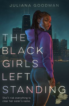 黑人女孩站著，書的封面