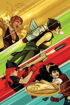 Vixen, Hawkgirl, Batwoman, and Wonder Woman