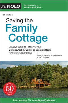 Salvando la cabaña familiar, portada del libro