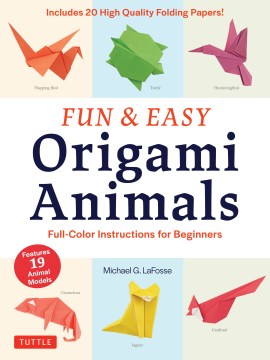 Fun & Easy Origami Animals 电子书全彩初学者指南，书籍封面