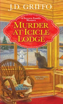 Murder at Icicle Lodge, book cover