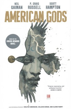 美国众神，书的封面