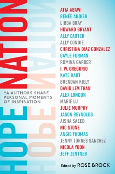 Hope Nation: YA Authors Share Personal Moments of Inspiration, book cover
