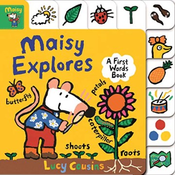 Maisy explores : a first words book / Lucy Cousins.
