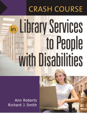 Curso intensivo de servicios bibliotecarios para personas con discapacidades, portada del libro