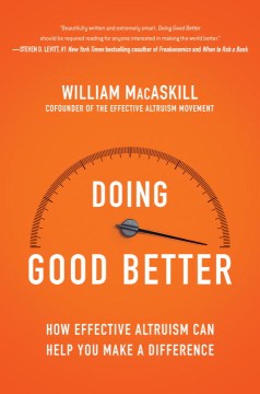 Doing Good Better, book cover