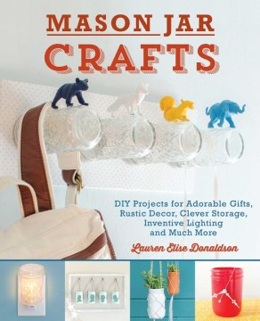 Mason Jar Crafts, portada de libro