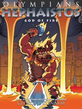 Hephaistos: dios del fuego, portada del libro