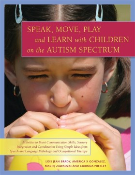 與自閉症兒童交談、移動、玩耍和學習：促進交流的活動，書籍封面