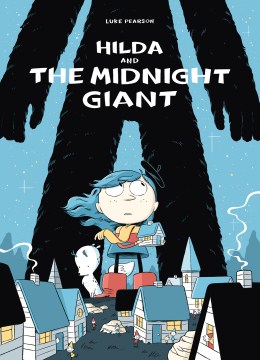 Hilda y el gigante de medianoche, portada del libro.
