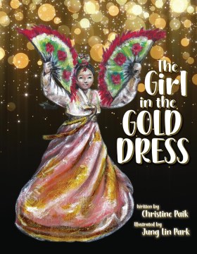 La chica del vestido dorado, portada del libro.
