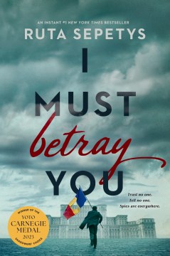 I Must Betray You, book cover