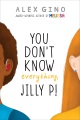 ¡No lo sabes todo, Jilly P!, portada del libro