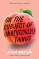 On the Subject of Unmentionable Things, book cover