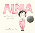 Bìa sách Alma và Làm thế nào cô ấy có được tên của mình