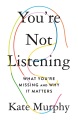 You're Not Listening, book cover