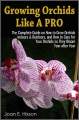 Cultivando orquídeas como un profesional, portada del libro