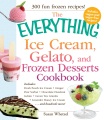一切《冰淇淋，冰淇淋和冷凍甜點食譜》，書的封面