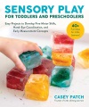 Juego sensorial para niños pequeños y preescolares, portada del libro