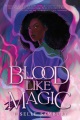 Blood Like Magic, portada del libro