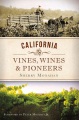 加州葡萄藤、葡萄酒和先锋，书籍封面