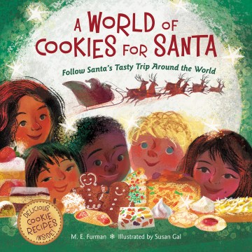 A world of cookies for Santa : follow Santa