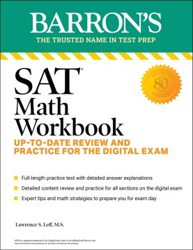 Sat Math Workbook: Up-to-Date Practice for the Digital Exam by Leff, Lawrence S