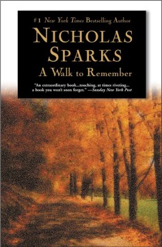 A walk to remember book cover