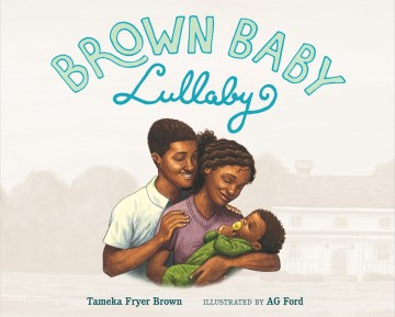 Brown baby lullaby book cover