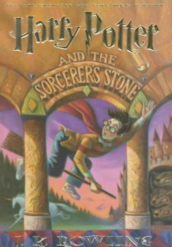 Harry Potter and the sorcerer's stone book cover