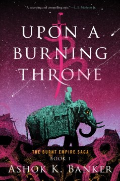 Upon a burning throne book cover