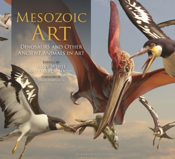 Mesozoic art : dinosaurs and other ancient animals in art book cover