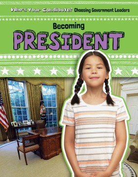 Becoming president book cover