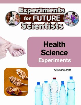 Health science experiments book cover