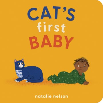 Cat's first baby book cover