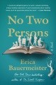 No two persons Book Cover