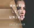 Cover for What's Left Unsaid 