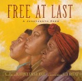 Cover for Free at last: a Juneteenth poem