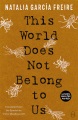Cover for This World Does Not Belong to Us