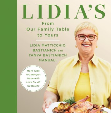 Book Cover for Lidia's from our family's table to yours :